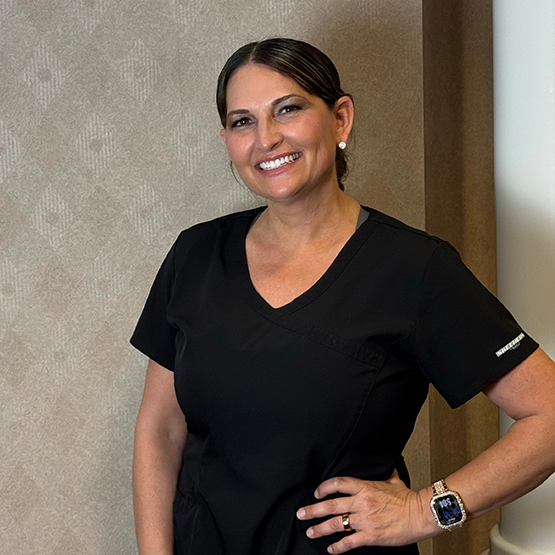 Dental hygienist Cristina
